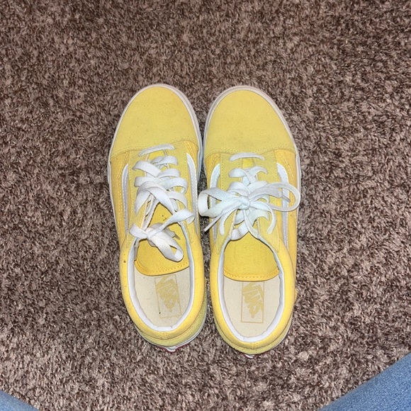 Vans Shoes - Yellow vans old school skate
